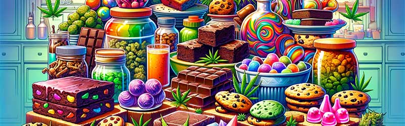 Image of different types of edibles